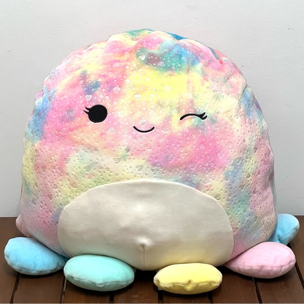 Kellytoy Squishmallow Opal the Octopus Valentine's Plush Stuffed Animal 16 in